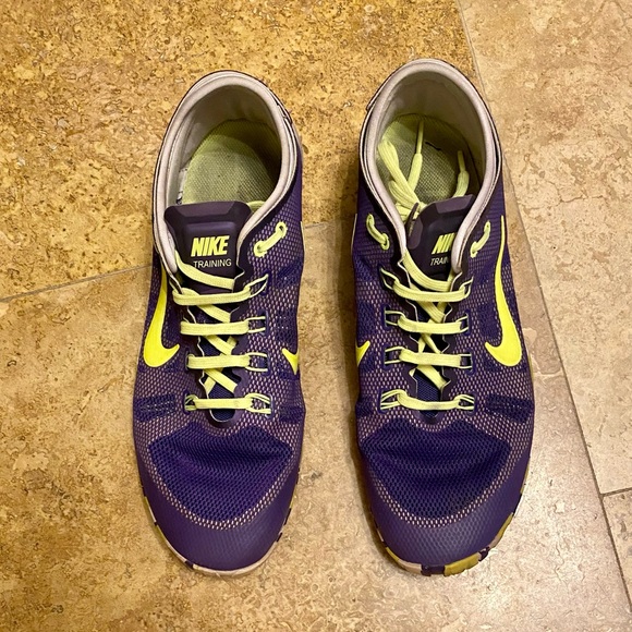 Nike Flex Trainer in purple/green - Picture 3 of 4